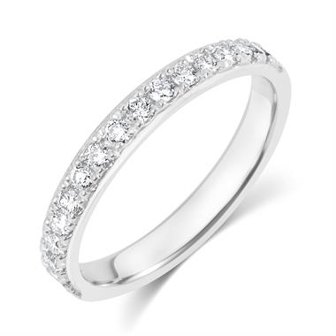 Platinum Diamond Half Eternity Ring 0.33ct thumbnail