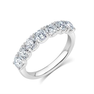 Platinum Diamond Half Eternity Ring 1.40ct thumbnail