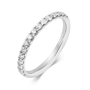 Platinum Diamond Half Eternity Ring 0.33ct thumbnail