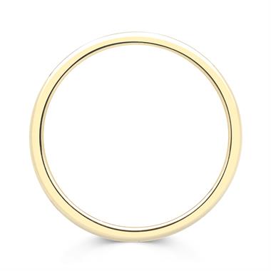 18ct Yellow Gold Ruby and Diamond Half Eternity Ring thumbnail