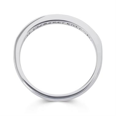 Platinum Princess Cut Diamond Half Eternity Ring 0.60ct thumbnail