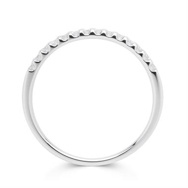 Platinum Diamond Half Eternity Ring 0.15ct thumbnail