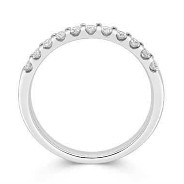 Platinum Diamond Half Eternity Ring 0.33ct thumbnail
