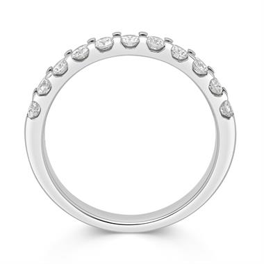 Platinum Diamond Half Eternity Ring 0.50ct thumbnail