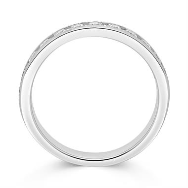 Platinum Diamond Half Eternity Ring 0.50ct thumbnail