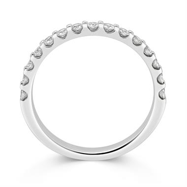 Platinum Diamond Half Eternity Ring 0.50ct thumbnail