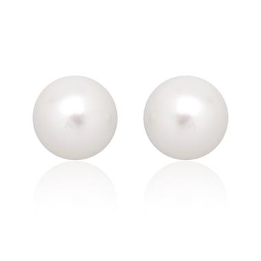 18ct White Gold Akoya AA Grade Pearl Stud Earrings 7.5mm thumbnail