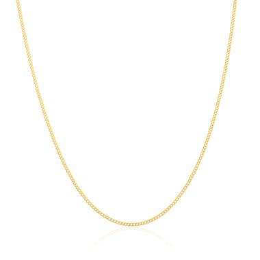 18ct Yellow Gold Heavy Curb Chain 60cm thumbnail