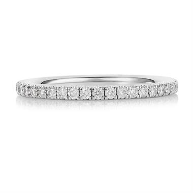 Platinum Diamond Half Eternity Ring 0.27ct thumbnail