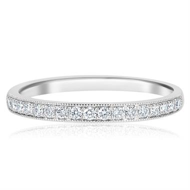 Platinum Diamond Half Eternity Ring 0.20ct thumbnail