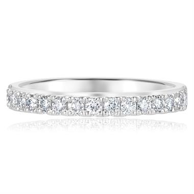 Platinum Diamond Half Eternity Ring 0.33ct thumbnail