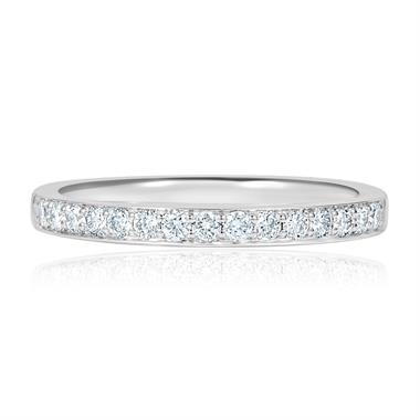 Platinum Diamond Half Eternity Ring 0.30ct thumbnail