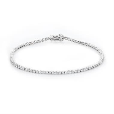 18ct White Gold Diamond Tennis Bracelet 2.00ct thumbnail