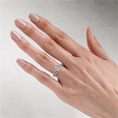 Platinum Diamond Half Eternity Ring 0.25ct thumbnail