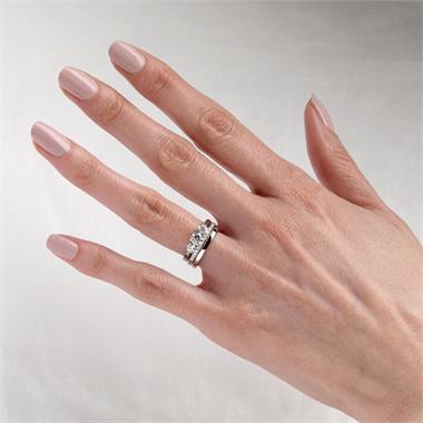 Platinum Diamond Half Eternity Ring 0.20ct thumbnail