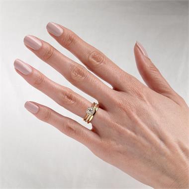 18ct Yellow Gold Diamond Half Eternity Ring 0.33ct thumbnail