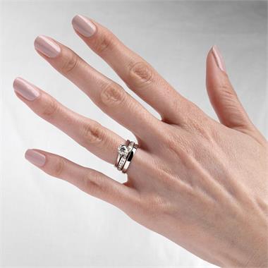 Platinum Diamond Half Eternity Ring 0.23ct thumbnail