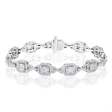 Odyssey 18ct White Gold Diamond Bracelet thumbnail