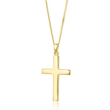 18ct Yellow Gold Cross Pendant thumbnail