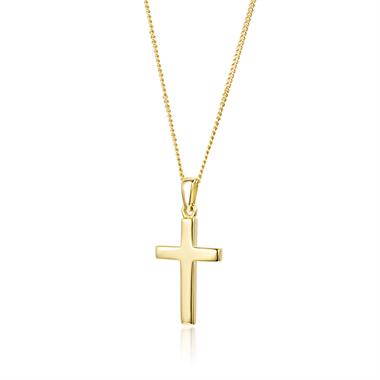 18ct Yellow Gold Cross Pendant thumbnail