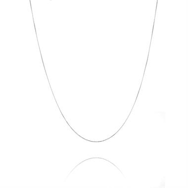 18ct White Gold Trace Chain thumbnail