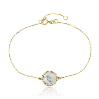 Nova 18ct Yellow Gold Mother of Pearl Bracelet thumbnail