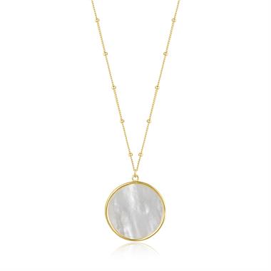 Nova 18ct Yellow Gold Mother of Pearl Necklace thumbnail