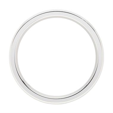 Platinum Diamond Set Wedding Ring 0.05ct thumbnail