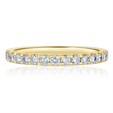 18ct Yellow Gold Diamond Half Eternity Ring 0.50ct thumbnail