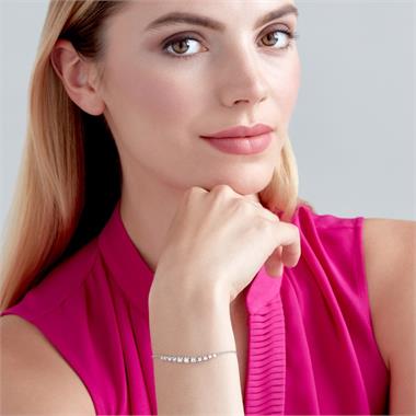 18ct White Gold Diamond Bracelet 0.57ct thumbnail