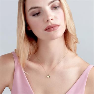 Treasured 18ct Yellow Gold Heart Design Pendant thumbnail