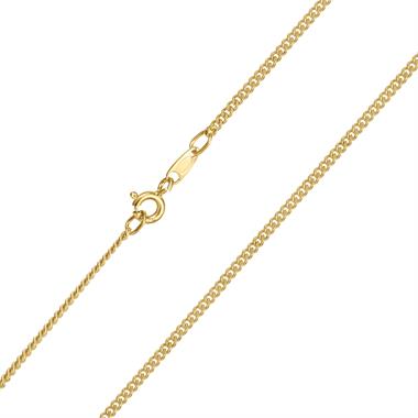 18ct Yellow Gold Medium Curb Chain 50cm thumbnail