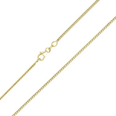 18ct Yellow Gold Medium Curb Chain 60cm thumbnail