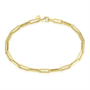 18ct Yellow Gold Paperlink Bracelet thumbnail