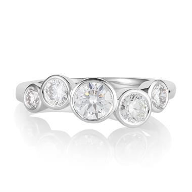 Alchemy 18ct White Gold Diamond Dress Ring 1.00ct thumbnail