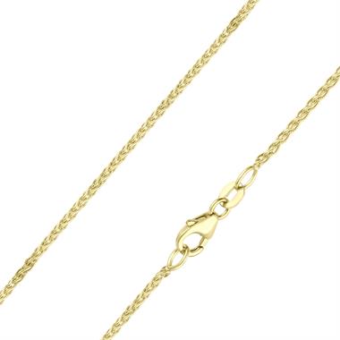 18ct Yellow Gold Wheat Chain 50cm  thumbnail
