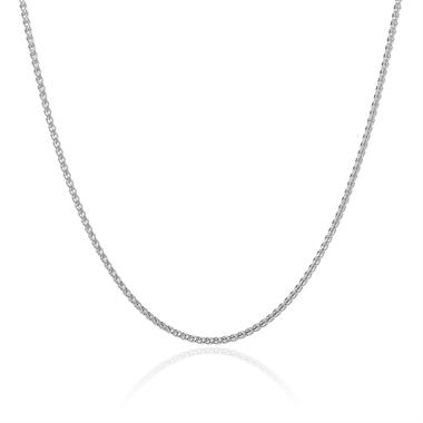 18ct White Gold Wheat Chain thumbnail
