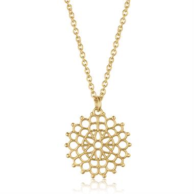 Element 18ct Yellow Gold Necklace 13.5mm thumbnail