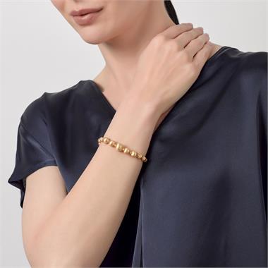Milano 18ct Yellow Gold Satin Finish Bracelet thumbnail