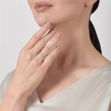 Platinum Diamond Half Eternity Ring 0.50ct thumbnail