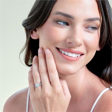 Platinum Diamond Half Eternity Ring 0.23ct thumbnail