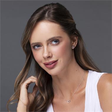 Union 18ct White Gold Diamond Necklace 0.04ct thumbnail