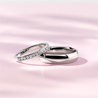 Platinum Diamond Half Eternity Ring 0.33ct thumbnail