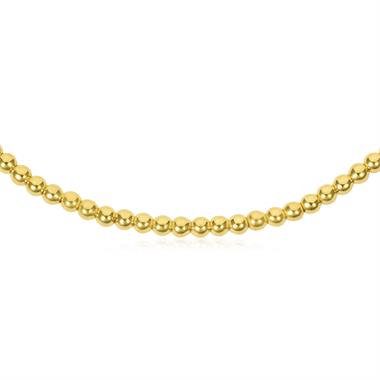 18ct Yellow Gold Bead Toggle Bracelet thumbnail