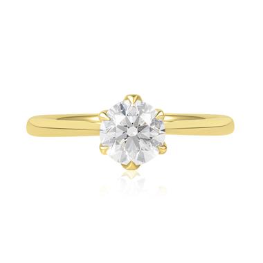 18ct Yellow Gold Diamond Solitaire Engagement Ring 1.00ct  thumbnail