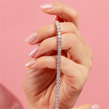 Diamond Tennis Bracelet 8.57ct thumbnail