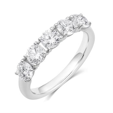 Platinum Lab Grown Diamond Eternity Ring 1.50ct thumbnail