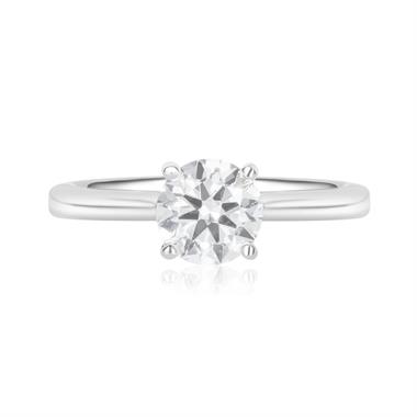 Platinum Diamond Solitaire Engagement Ring 1.00ct thumbnail