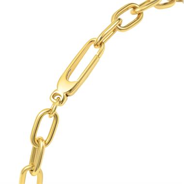 18ct Yellow Gold Paperlink Bracelet thumbnail
