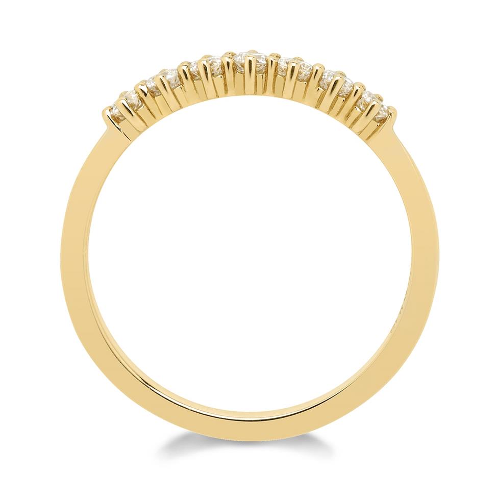 18ct Yellow Gold Diamond Eternity Ring 0.28ct Thumbnail Image 1